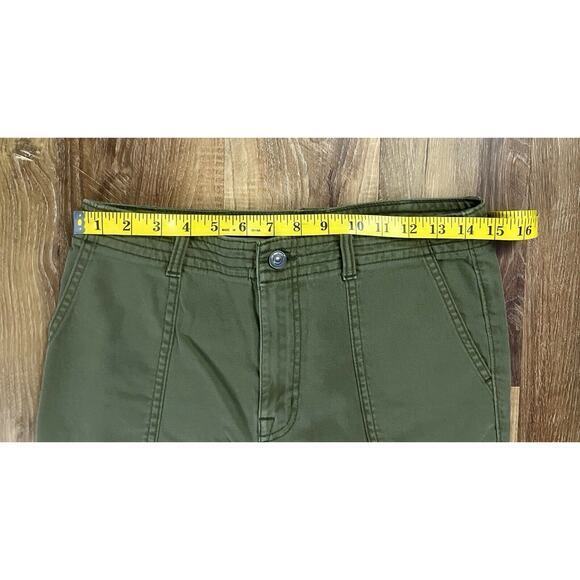 PrAna Pants Women’s 6 Olive Green Flat Front Straight Casual Pockets Outdoor EUC - Picture 3 of 11